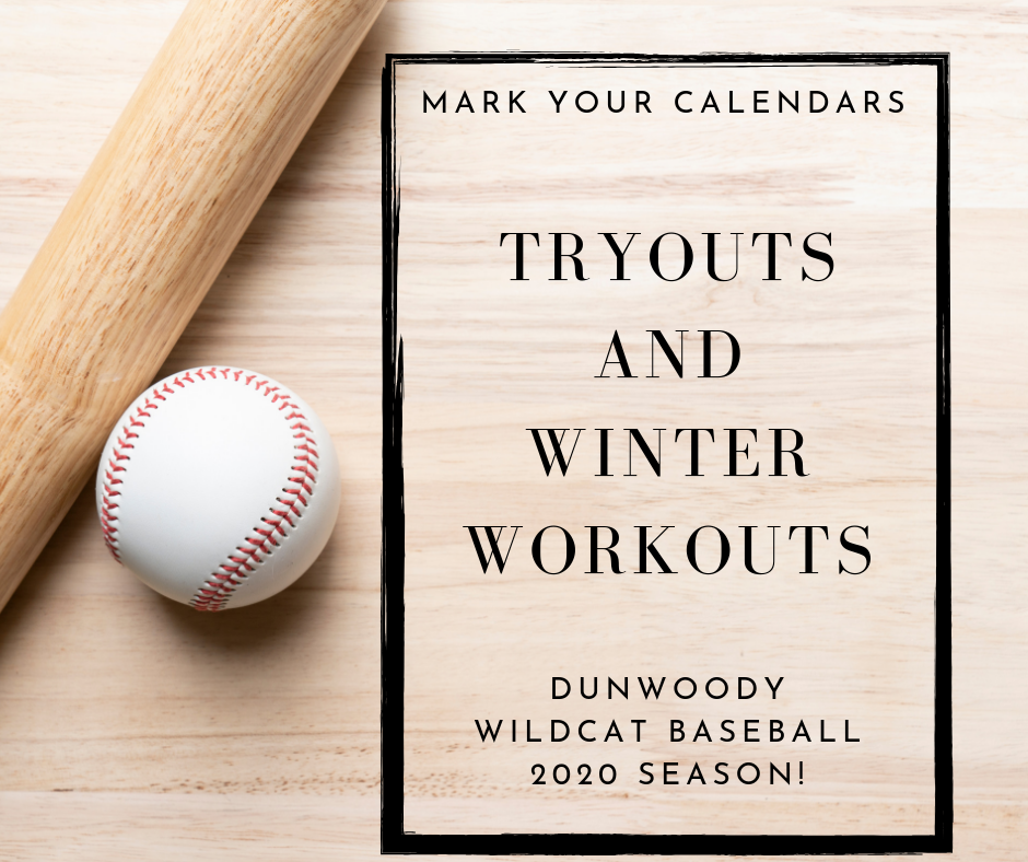 Baseball Tryouts and Winter Workouts